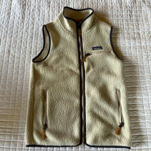 NWOT: Women's Retro Pile Fleece Vest in color Pelican size S